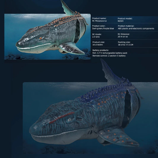 Remote Control Mosasaurus Boat