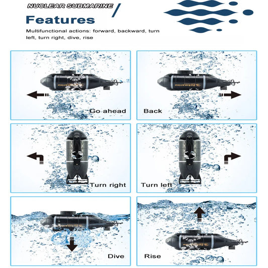 Mini Adventure Submarine Toy